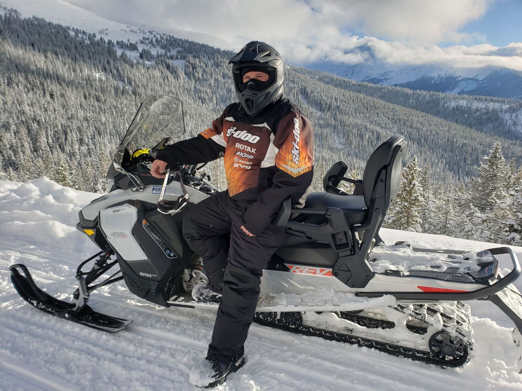 Snowmobiling in Winter Park, Colorado